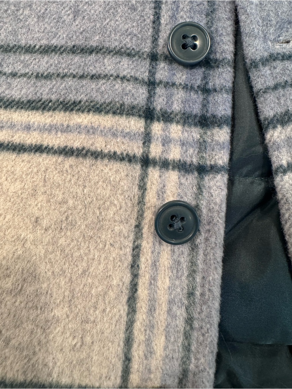 Baby GAP Plaid Blue, Gray and Green Shacket. Size 5T, Fall vibes - Picture 8 of 8